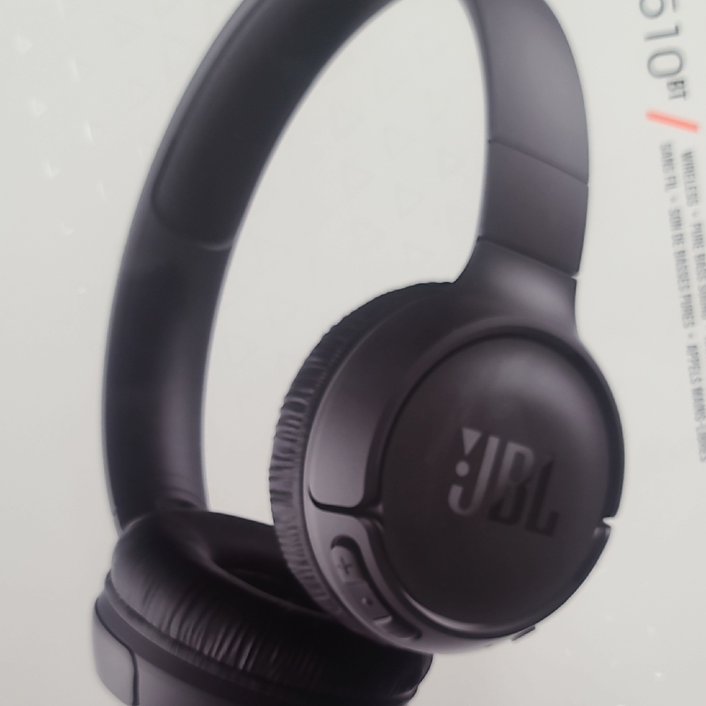 JBL Matte Black Over-Ear Headphones